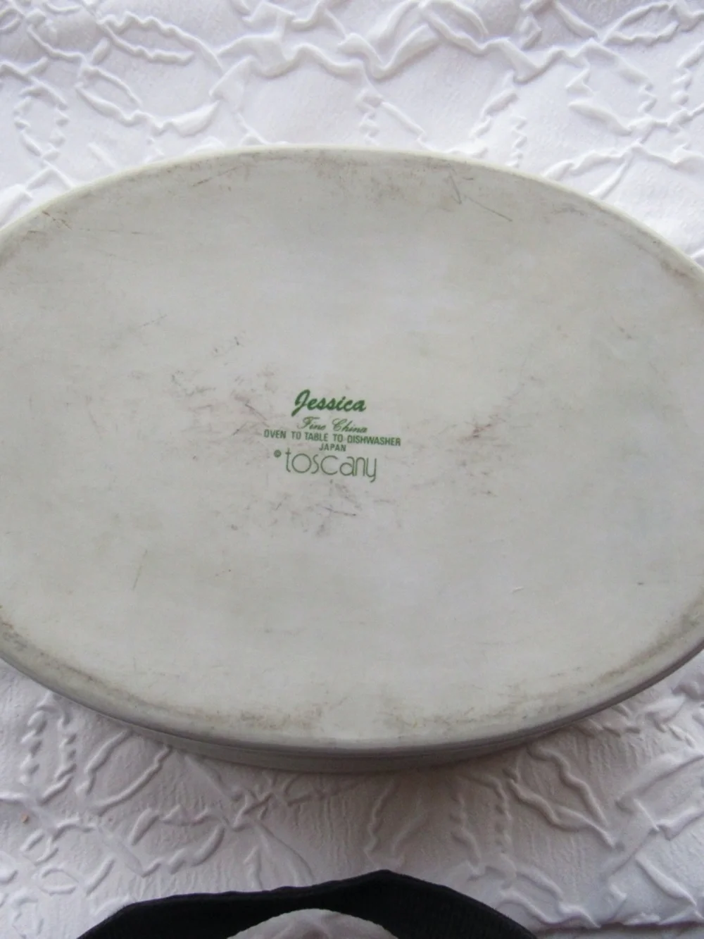 Vintage TOSCANY Fine China Jessica Serving Dish Casserole Lid Oven table Japan 9